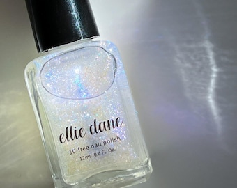 Clairvoyant - Iridescent Blue-Purple-Pink Color Shifting Shimmer Indie Vegan Nail Polish