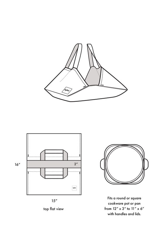 Plat Cookware Tote Oyster 