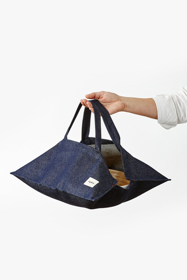 Denim Plat Culinary Casserole Tote