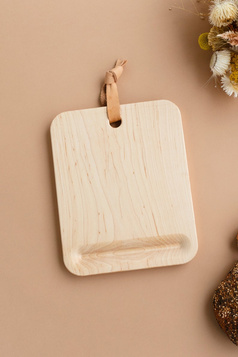Hand Crafted USA Maple Bois Bread Cutting Board image 8