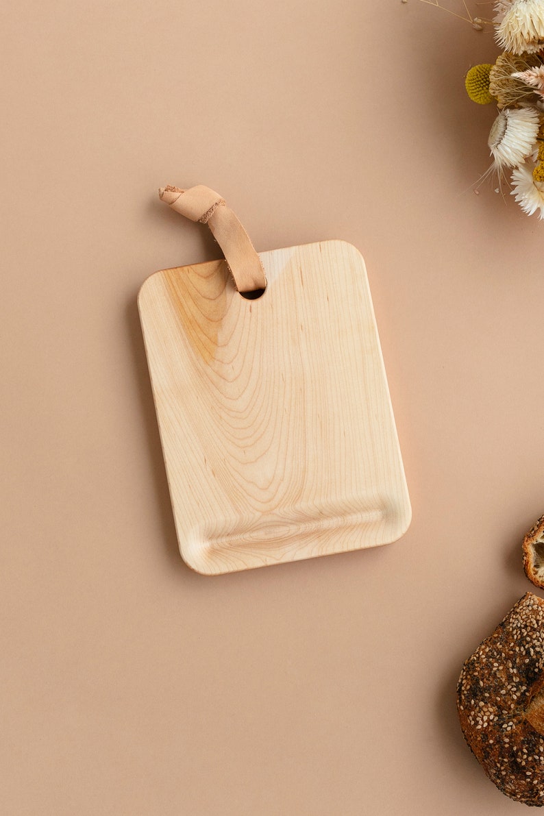 Hand Crafted USA Maple Bois Bread Cutting Board image 7