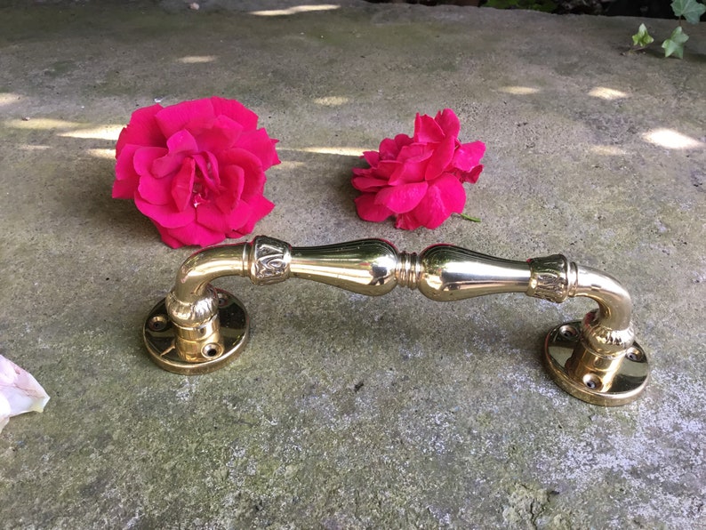 Door handle for Liberty vintage style brass doors