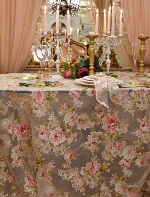 3 verschiedene Dekobänder Rosen und Perlen Tisch Raum Deko Dekoration Hochzeit 