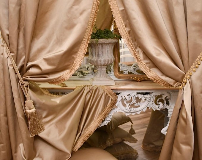 Pair of luxury curtains Antique Bronze collection “The Renaissance”