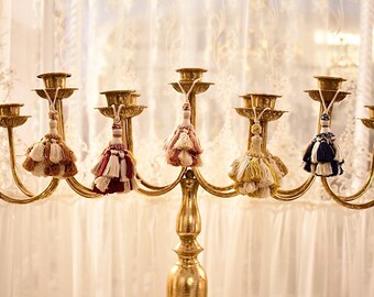 Two-Tone Burlesque Key Bows (Set of 6)