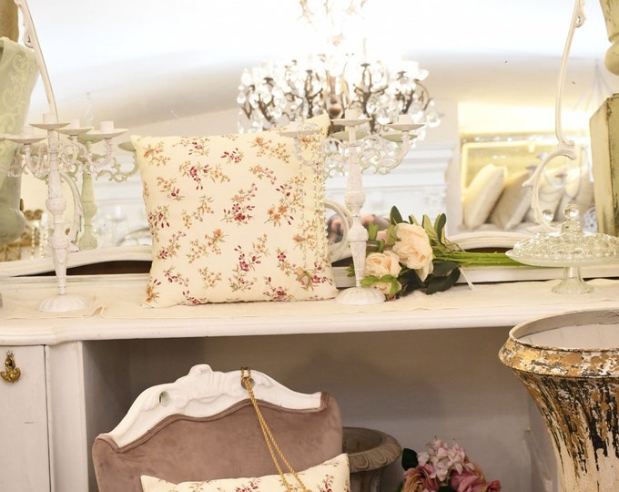 Shabby Chic Flower Cushion