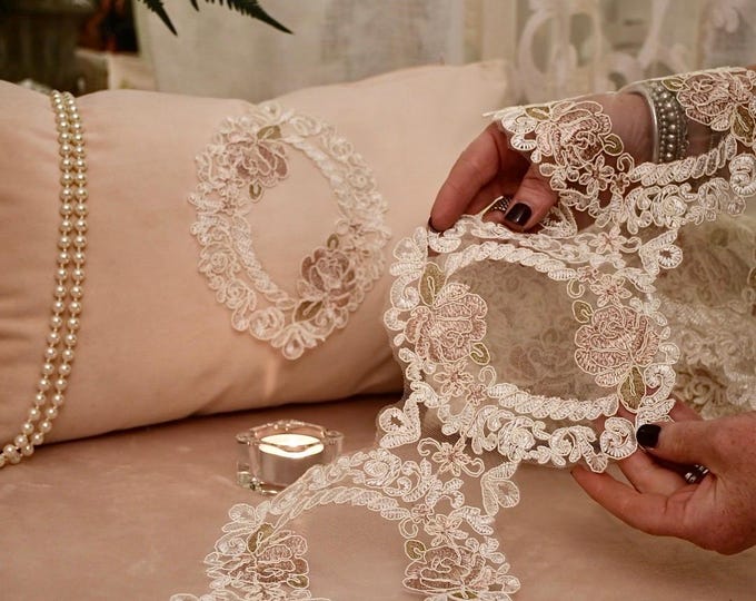 Lace Oval edge lace “La Belle Èpoque”