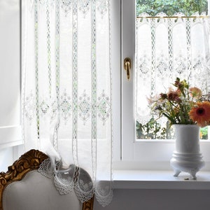 Cortinas de cristal bordadas Lucy imagen 8