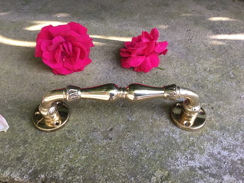 Door handle for Liberty vintage style brass doors