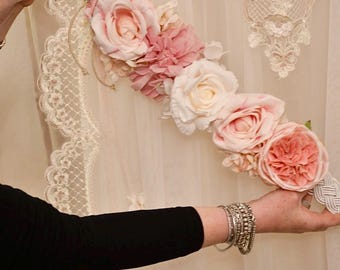 Lot De 2 Attache Rideau,Embrasse Pour Rideaux,Forme De Fleur