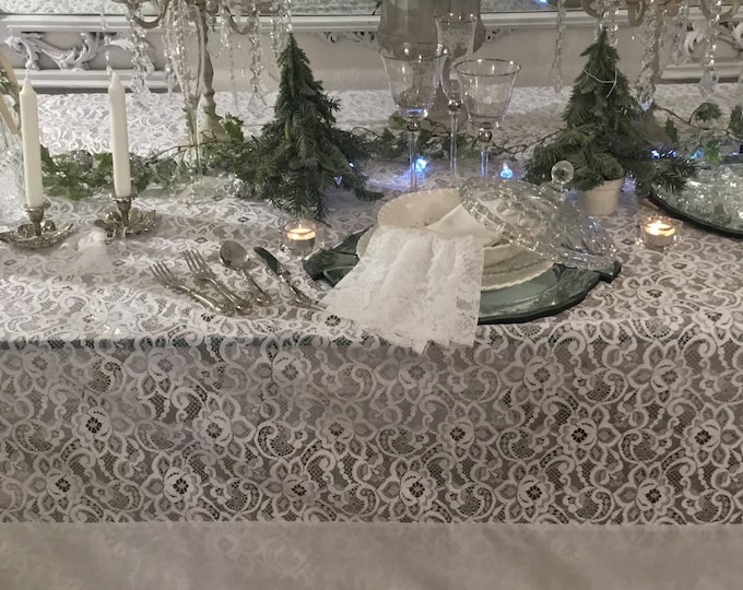 fine lace table cover