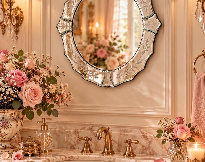 Antique vintage mirror