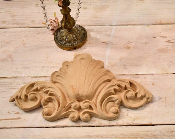 Ancient frieze in raw wood pulp "Shell"