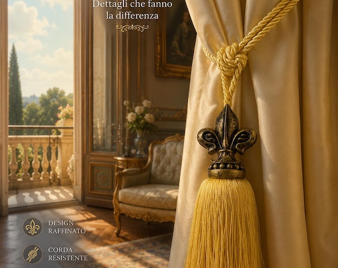 "Giglio" curtain tieback/curtain tieback