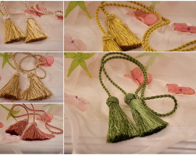 Tassels with Italian precious cord