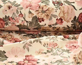 High Quality Shabby Chic Floral Fabric for Romantic Decor