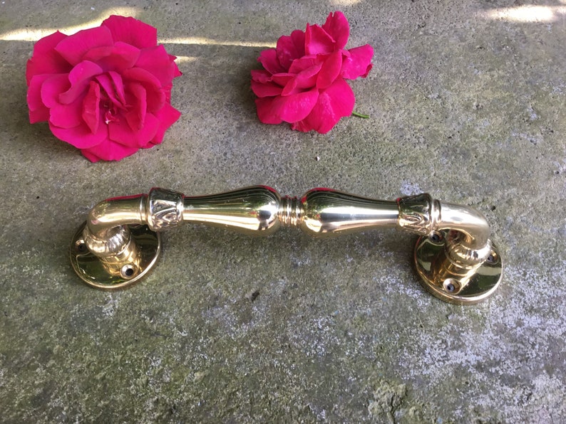 Door handle for Liberty vintage style brass doors