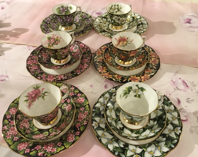 Rare Royal Albert rare 6 piece service