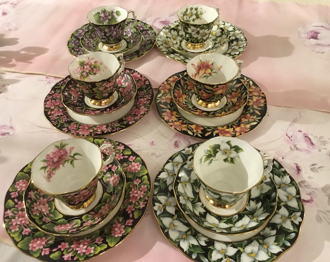 Rare Royal Albert rare set of 6