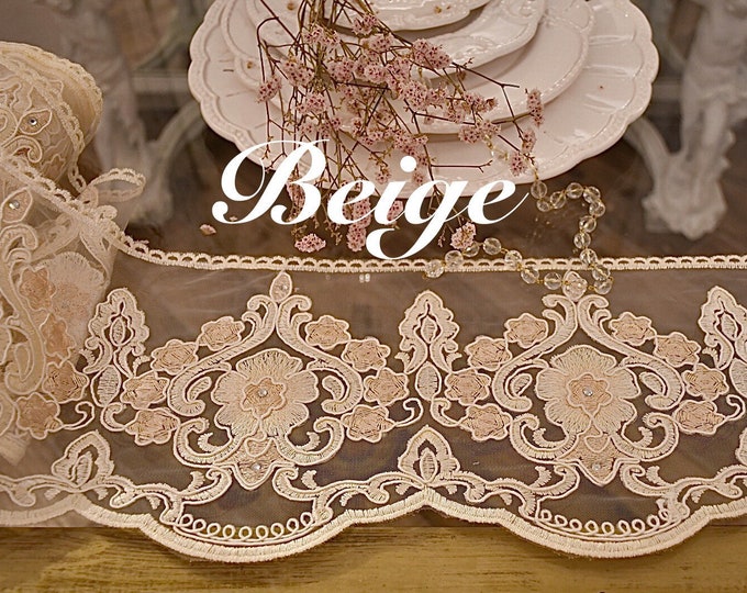 Rebrodè lace “Maria Cecilia”h 18
