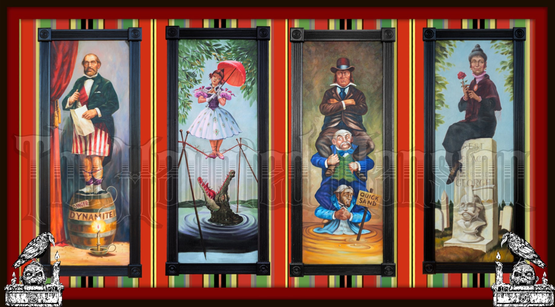 Haunted Mansion Stretching Room Elevator