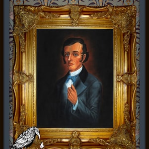 MASTER GRACEY; The Haunted Mansion Changing Portrait Oil Painting 18&quot; X 24&quot;