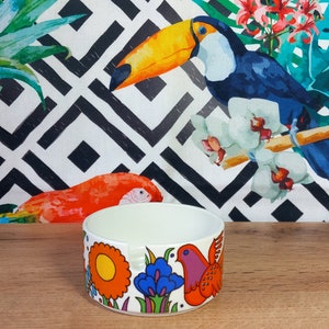 Villeroy & Boch ACAPULCO ASHTRAY Jam Pot spoon rest Christine Reuter porcelain china bone Vintage retro Mid 20th Century Boho tableware