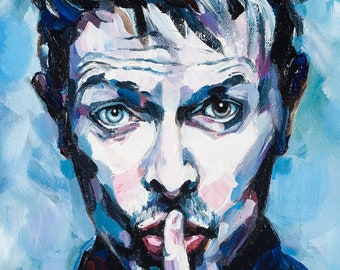 DAVID BOWIE wall art, print on acrylic glass 40 x 60 cm  by Lana Arkhi RMS