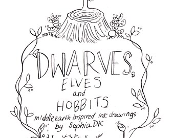 Tolkien Zine - Dwarves, Elves and Hobbits