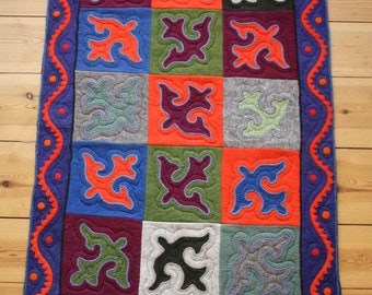 MING KUSH - Shyrdak felt rug -  ca. 90 x 135 cm