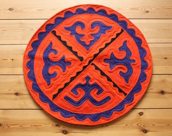 ESHSOY - Shyrdak felt rug / 88 cm diameter