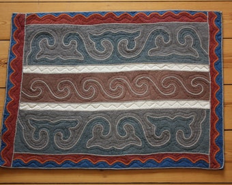 Tick - Shyrdak felt rug -  ca. 60 x 95 cm