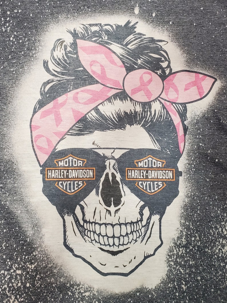 harley davidson breast cancer shirt