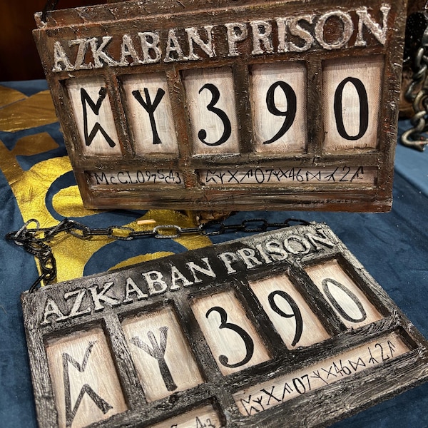 Bad Wizards Prison Plaque (life size /small ornament)