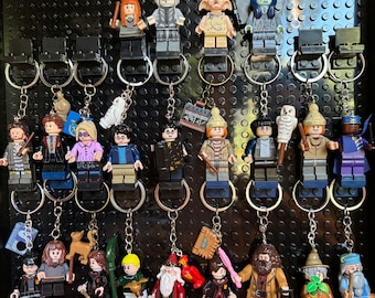 Mini fig keychain charms