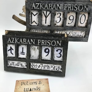 Azkaban Prisoner Signs two sizes