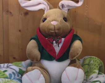 Velveteen Hase aus plüsch vintage Weihnacht