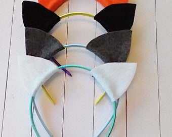 kitty party ears, Cat ears headband, Kitty party headbands, kitty birthday party, kitty party favors, kitty cat headband, dress up play