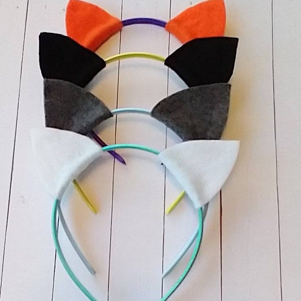 kitty party ears, Cat ears headband, Kitty party headbands, kitty birthday party, kitty party favors, kitty cat headband, dress up play