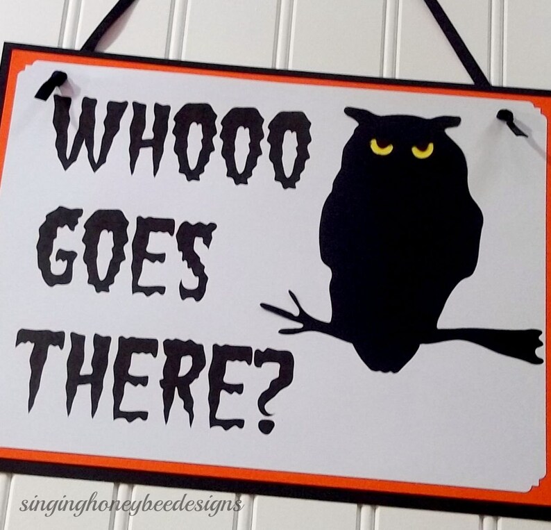 Halloween Door Sign Spooky Door Sign Trick or Treat Sign Etsy