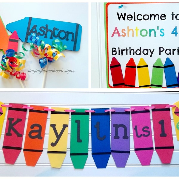 Classroom Birthday Crayon Etsy