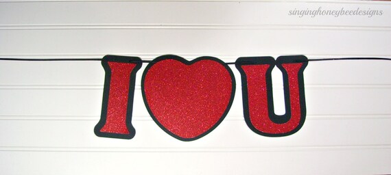 i love you banner