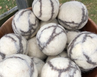 100 % Wool Dryer Balls, set of 5, quality wool products from the farm-LIMITED