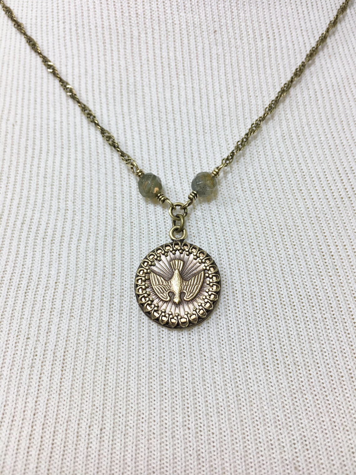 Holy Spirit Necklace for Women Handmade Religious Spiritual Etsy