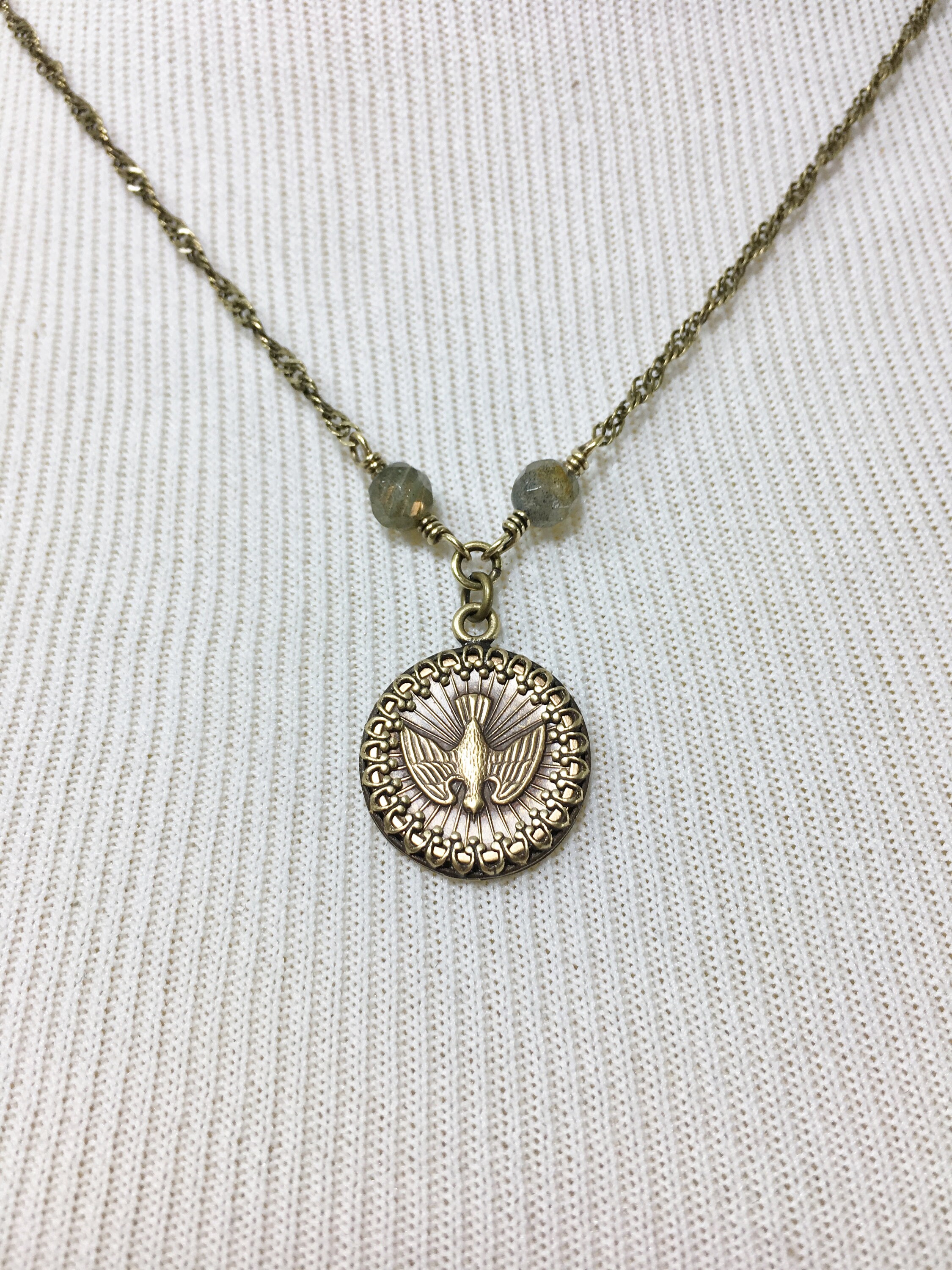 Holy Spirit Necklace for Women Handmade Religious Spiritual Etsy