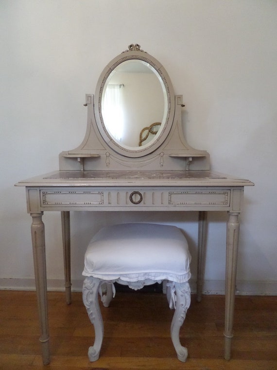 Stunning C 1900 S French Louis Antique Vanity Table Ornate Etsy