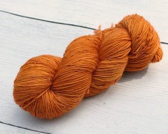 You Must Be A Weasley {Dyed to Order} Rust - Ginger - Sock Yarn - Single Ply - DK - Sport - MCN Choose Your Base - Harry Potter Inspired -
