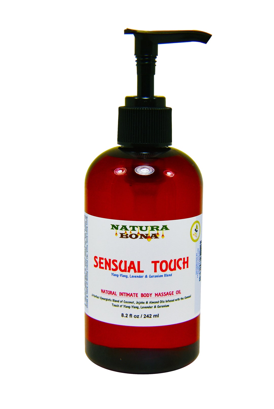 Sensual Touch Body Massage Oil by Natura Bona 8.2oz Pump Etsy
