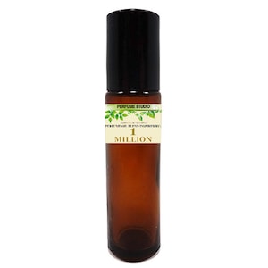 Custom Blend Premium Perfume Oil Made to Order - Similar Notes and Accords to 1-Million - Amber Glass Roller Bottle 10 ml.