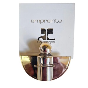 Vintage Courreges Empreinte Mini Perfume Brooch 5ml EDT NIB Rare Bijou Parfum image 2